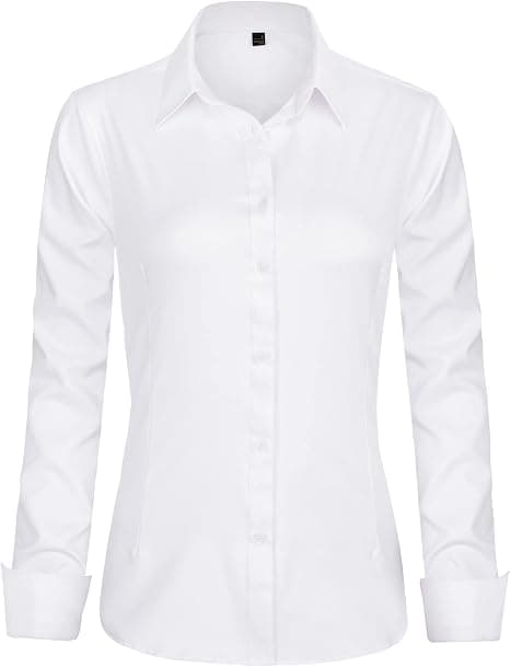 J.VER Womens Dress Shirts, Long Sleeve