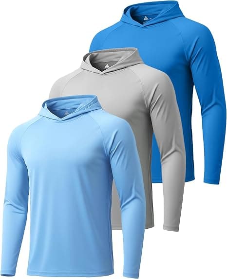 ZITY Men's Lightweight Pullover Hoodie, UPF 50+
